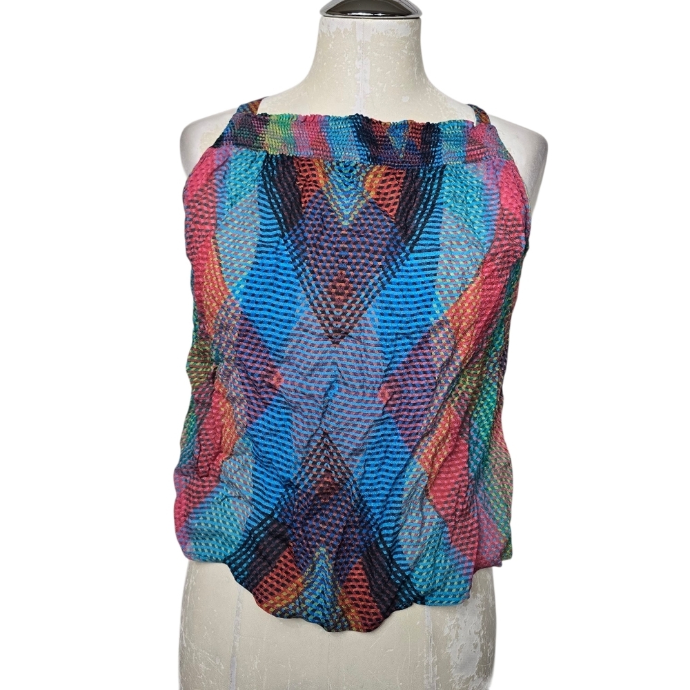 Anthropologie Conditions Apply Viscose Back Tie Sleeveless Top Small